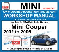 BMW Mini Cooper Workshop Repair Manuals Download